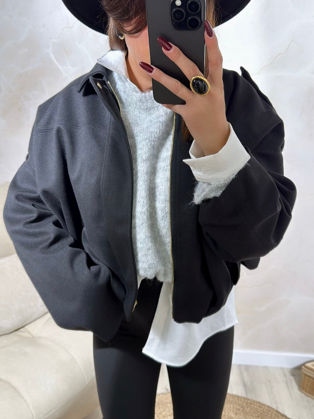 Bomber Cendre
