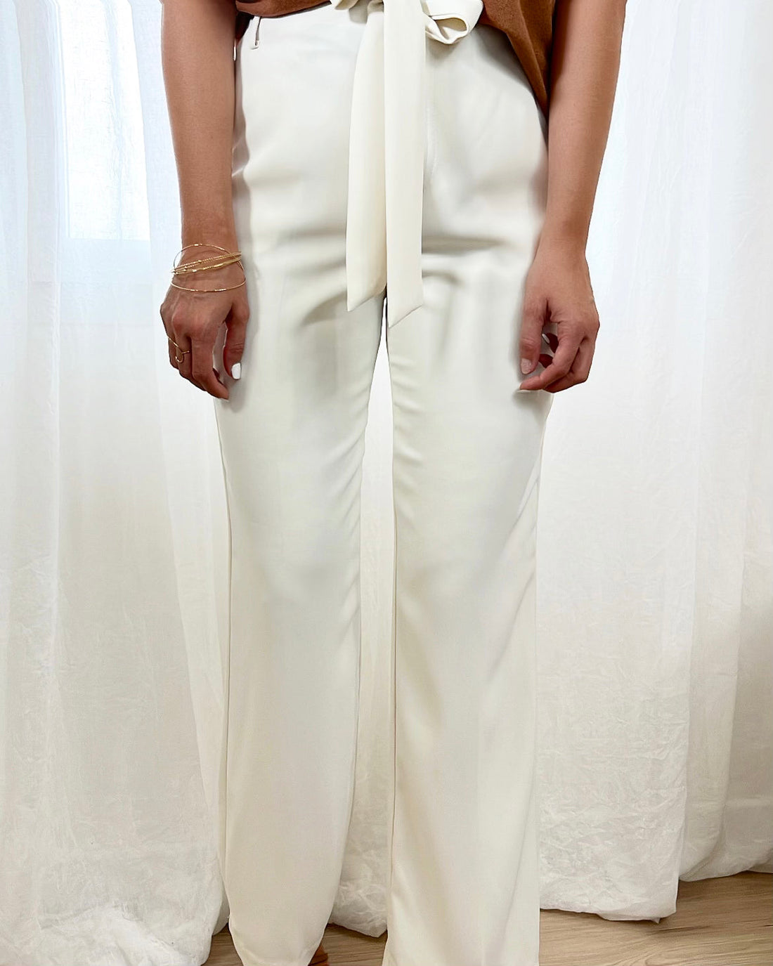Pantalon Paolo Crème